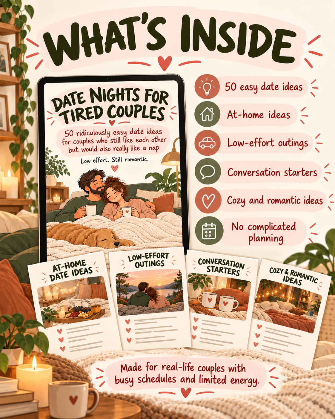 Date Nights for Tired Couples – 50 Ridiculously Easy Date Ideas