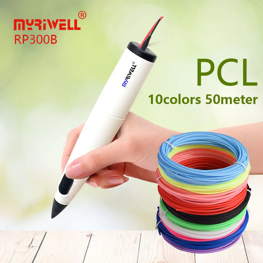 3D Printing Pen | Creative Drawing Tool with 50m PCL Filament | Kids & Artists DIY Craft Gift