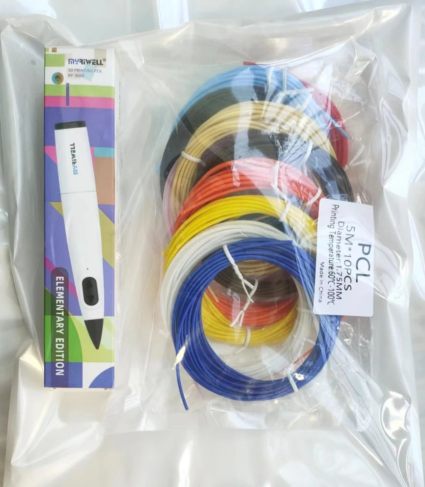 3D Printing Pen | Creative Drawing Tool with 50m PCL Filament | Kids & Artists DIY Craft Gift