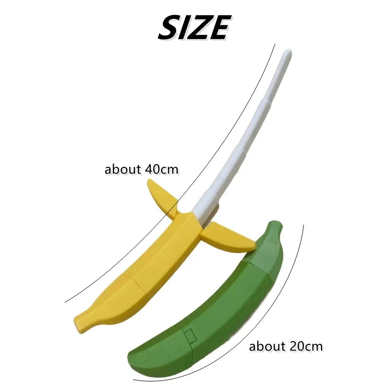 Banana-Shaped Retractable Lightsabar