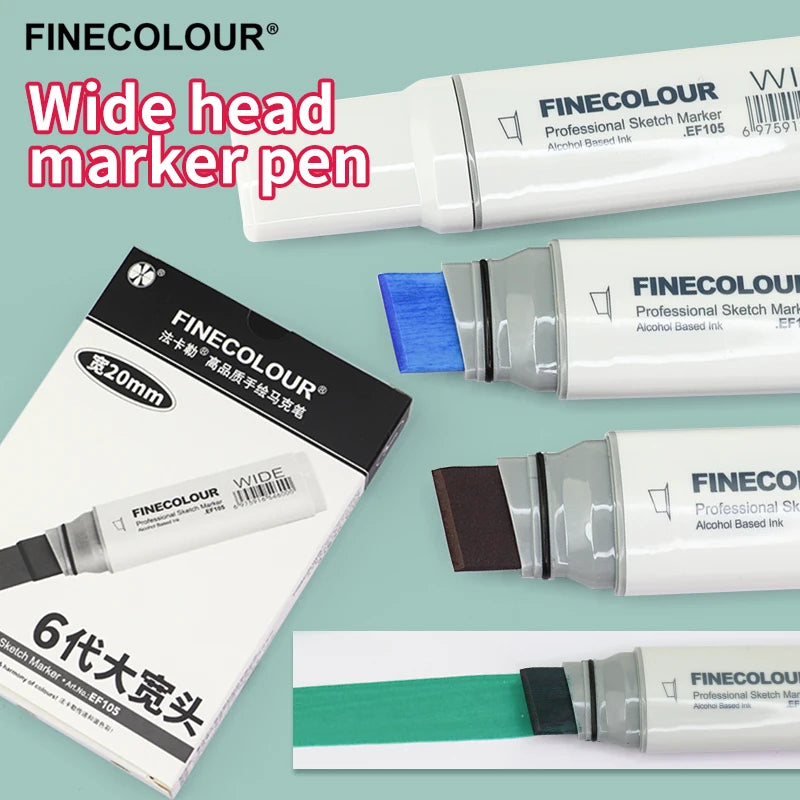 Finecolour Wide Markers by Easy Drawing Ideas