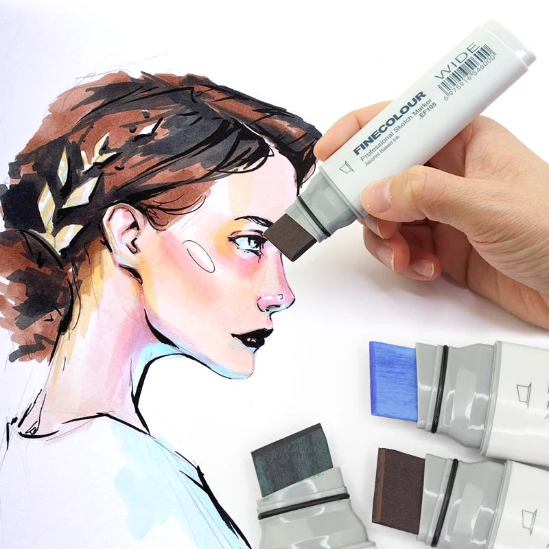 Finecolour Wide Markers by Easy Drawing Ideas