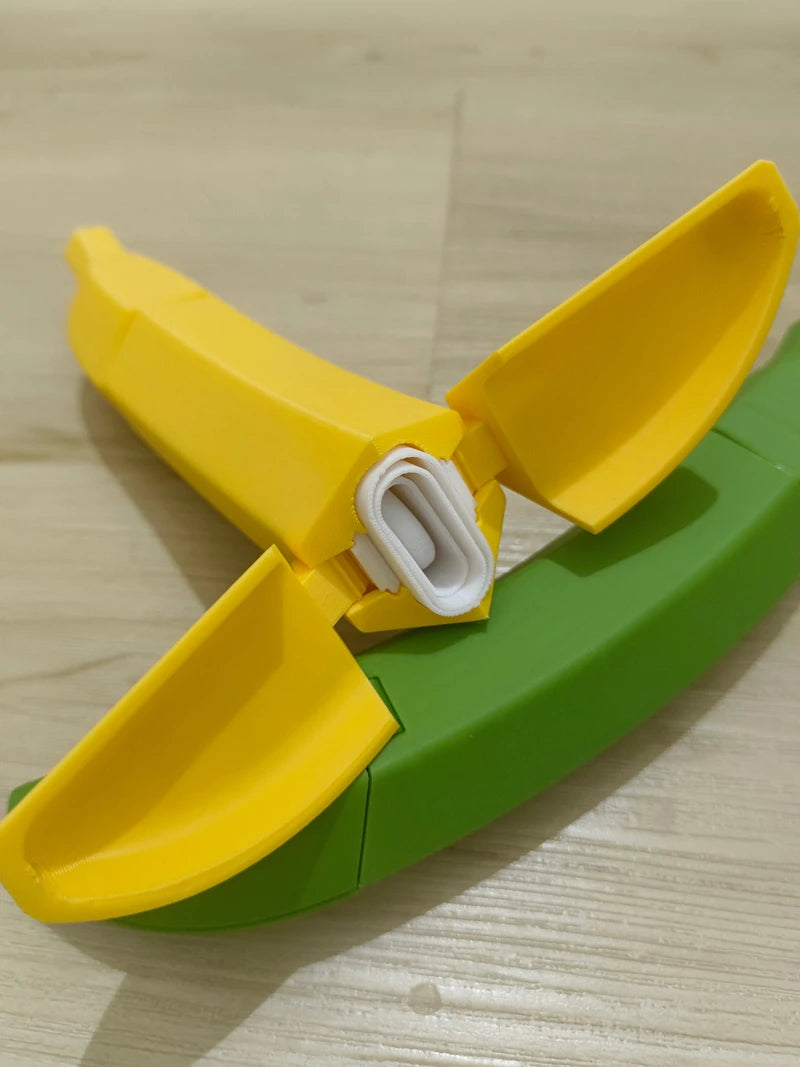 Banana-Shaped Retractable Lightsabar