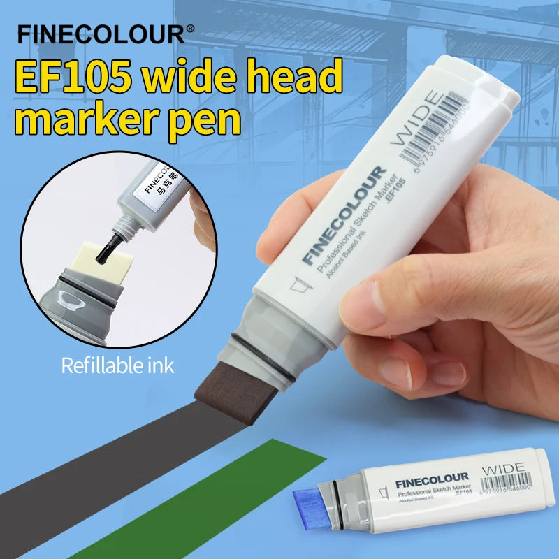 Finecolour Wide Markers by Easy Drawing Ideas