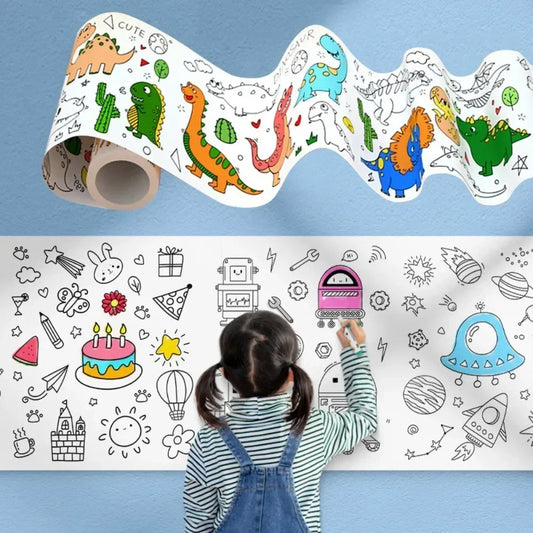 Drawing and Coloring Roll: Educational Toy