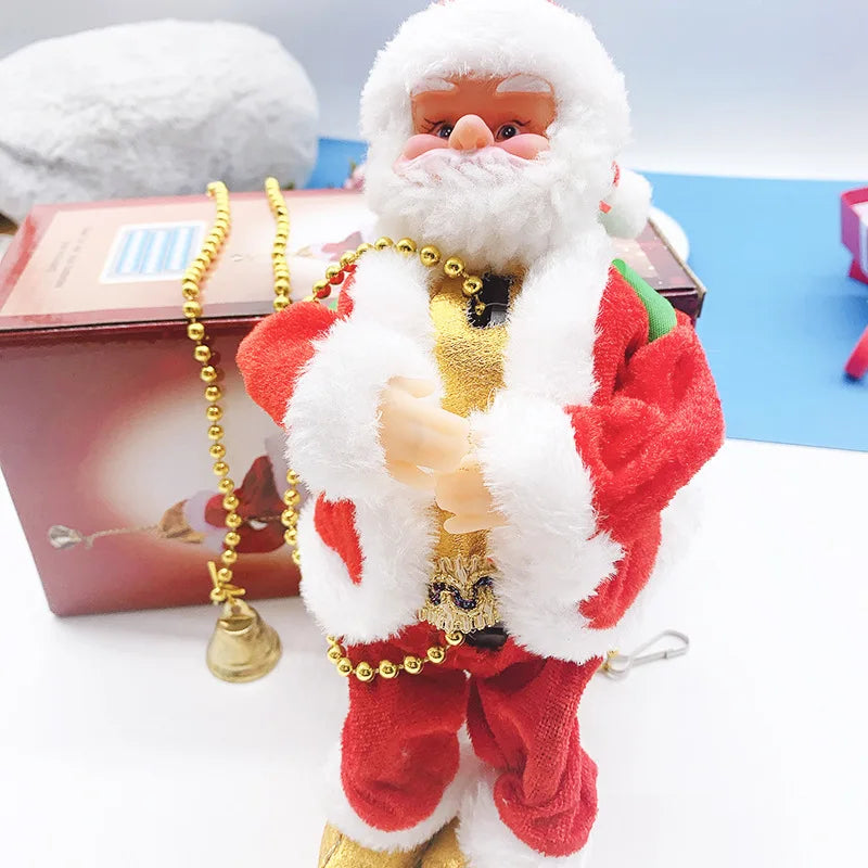 Climbing Santa Claus Electric Christmas Toy | Holiday Window Decoration & Unique Gift