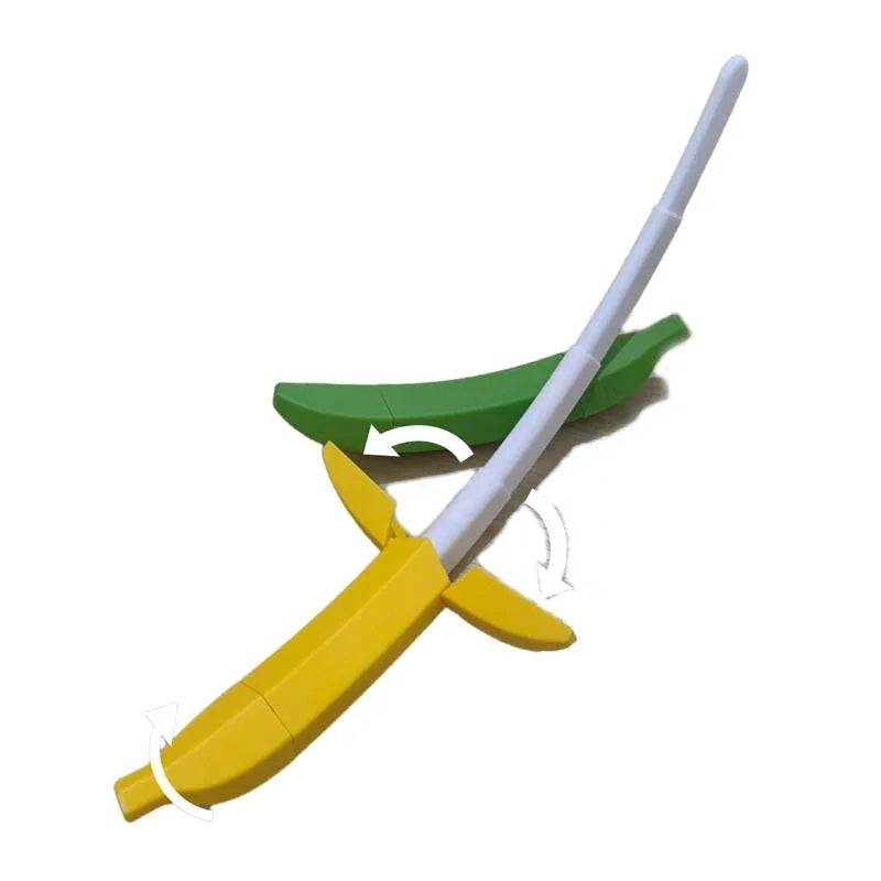 Banana-Shaped Retractable Lightsabar