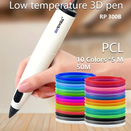 3D Printing Pen | Creative Drawing Tool with 50m PCL Filament | Kids & Artists DIY Craft Gift