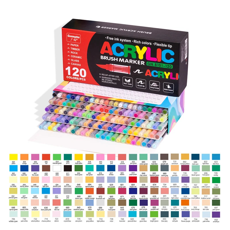 Acrylic Pressure Sensitive Premium Markers: All Surface Marker